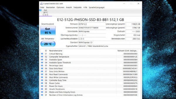 SSD-Defekt erkennen: So analysieren Sie mit CrystalDiskInfo Ihr Laufwerk SSD-Defekt erkennen: So analysieren Sie mit CrystalDiskInfo Ihr Laufwerk