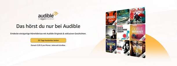 audible 9.95eur pro monat audible 9.95eur pro monat