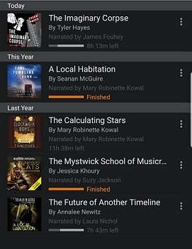 audiobook list audiobook list
