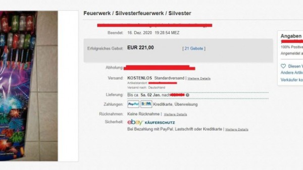 Feuerwerk von Lidl und Aldi zu Gold gemacht? Ebay-Händler verkaufen Böller für 200 Euro - was Anbietern droht Feuerwerk von Lidl und Aldi zu Gold gemacht? Ebay-Händler verkaufen Böller für 200 Euro - was Anbietern droht