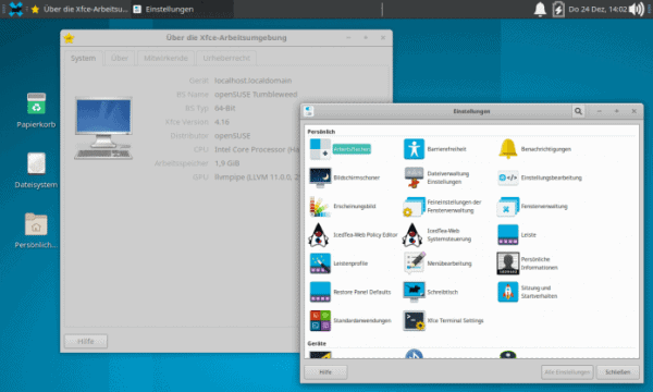
    XFCE 4.16: Der schlanke Desktop in neuer Version
  