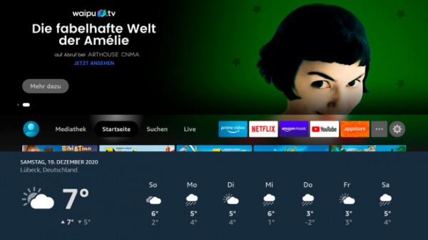 Amazon Fire TV: Die neue Benutzeroberfläche ausprobiert Amazon Fire TV: Die neue Benutzeroberfläche ausprobiert