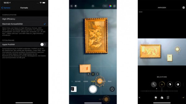 iOS 14.3: "Finale" Beta-Software bringt RAW-Format fьr iPhone-Fotos iOS 14.3: "Finale" Beta-Software bringt RAW-Format fьr iPhone-Fotos