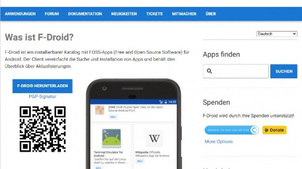 F-Droid: Kennen Sie schon diesen alternativen Android-Store?  F-Droid: Kennen Sie schon diesen alternativen Android-Store?