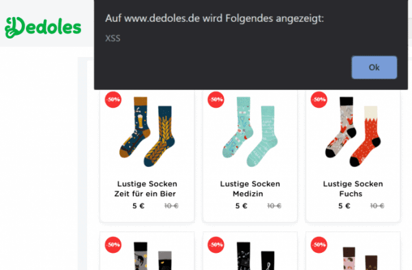 c't deckt hinauf: Sicherheitslücken im Dedoles-Shop
c't deckt hinauf: Sicherheitslücken im Dedoles-Shop