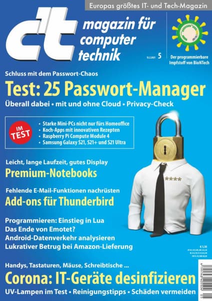 c't deckt uff: Rückerstattungsbetrug c/o Amazon & Co.
   
    c't deckt uff: Rückerstattungsbetrug c/o Amazon & Co.