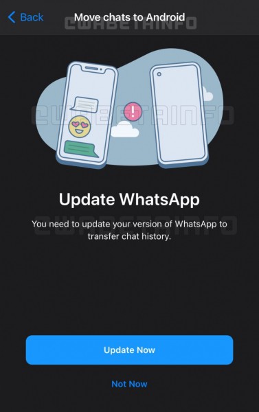 Wechsel von Android zu iOS: WhatsApp testet seit Jahren geforderten Chat-Umzug  Wechsel von Android zu iOS: WhatsApp testet seit Jahren geforderten Chat-Umzug