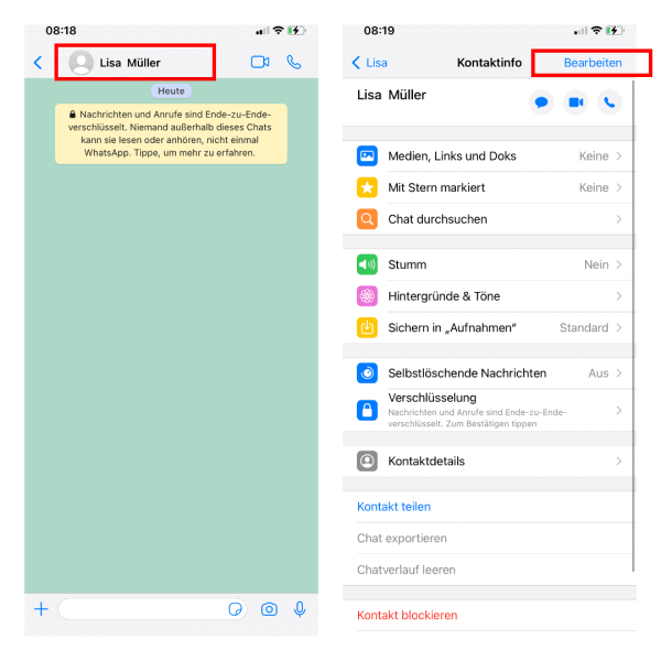 WhatsApp-Kontakte und Gruppe löschen: Anleitung für iPhone und Android