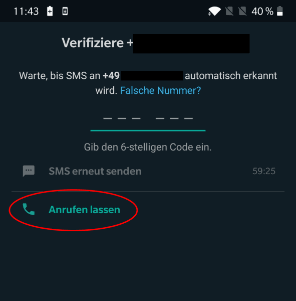WhatsApp ohne SIM-Karte nutzen: So geht's