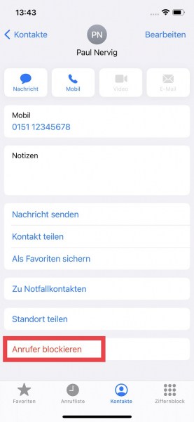 iPhone: So blockieren Sie unerwünschte Anrufer iPhone: So blockieren Sie unerwünschte Anrufer