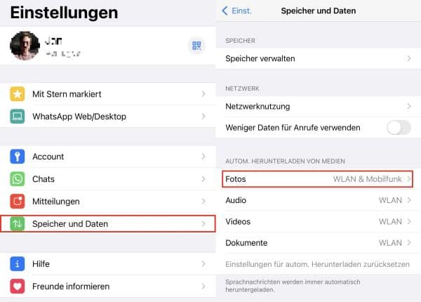 WhatsApp: So verhindern Sie das automatische Speichern von Bildern! WhatsApp: So verhindern Sie das automatische Speichern von Bildern!