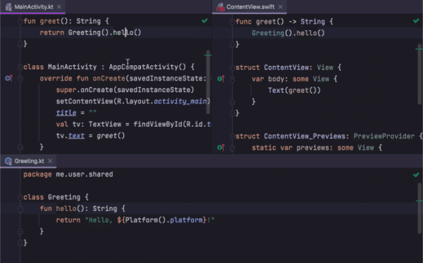 Cross-Plattform: Kotlin-Plug-in für AppCode zielt auf iOS und Android
   
    Cross-Plattform: Kotlin-Plug-in für AppCode zielt auf iOS und Android