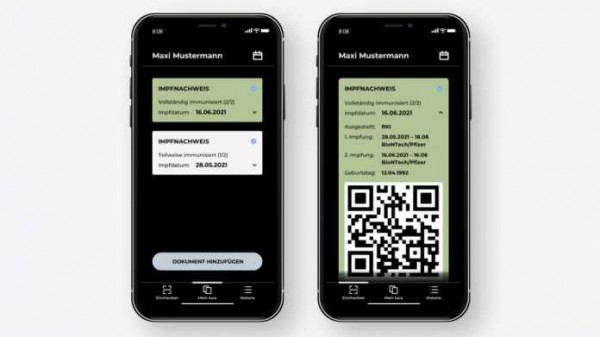 Digitaler Impfnachweis lässt sich auch in Luca-App eintragen
   
    Digitaler Impfnachweis lässt sich auch in Luca-App eintragen