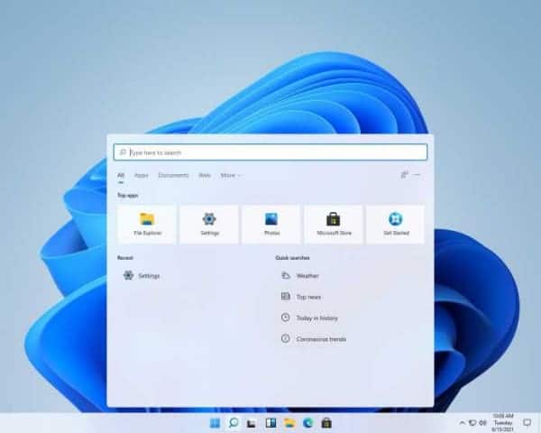 Durchgesickertes Windows 11 zeigt neues Oberflächendesign, Startmenü und mehr
Durchgesickertes Windows 11 zeigt neues Oberflächendesign, Startmenü und mehr