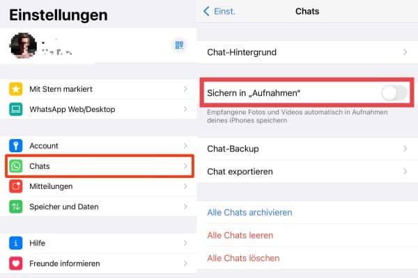 WhatsApp: So verhindern Sie das automatische Speichern von Bildern! WhatsApp: So verhindern Sie das automatische Speichern von Bildern!