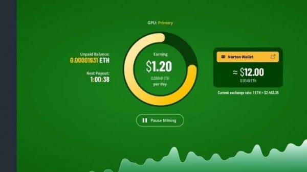 "Norton Crypto": Ether schürfen mit Antiviren-Software
"Norton Crypto": Ether schürfen mit Antiviren-Software