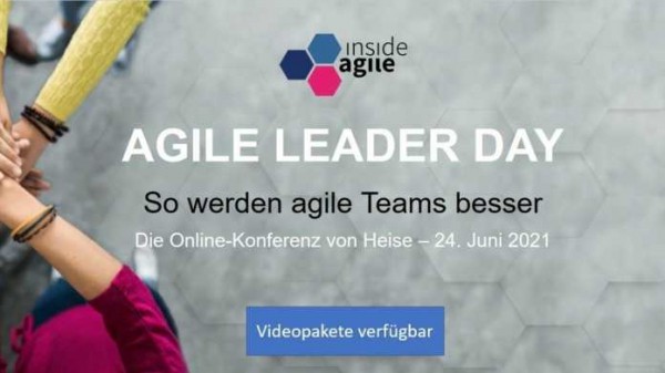 
    Agile Leader Day 2021: Videopaket mit Experten-Know-how jetzt verfügbar
  