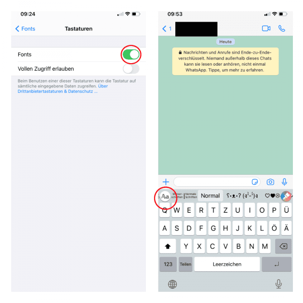 WhatsApp: Schriftart ändern – fett, kursiv oder durchgestrichen